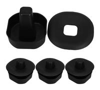 iplusmile 4pcs Black Plastic Beehive Stand Feet Set, Ant-proof Hive Base Supports for Outdoor Beekeeping Equipment, Sturdy Beehive Footsteps Holder Suitable for Portable Bee Hive Inspection