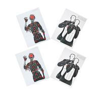 iplusmile 4Pcs Chest Ring Target Paper for Precision Shooting Practice Durable Training Tool for Outdoor Games Skill Development for Individual Team Training
