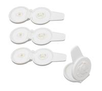 iplusmile 4pcs Childproof Cupboard Safety Locks No-Drill Proofing for Fridges Cabinets Kitchen Fridge Locks for Boys and Girls Safety