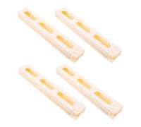 iplusmile 4pcs Domino Holder Storage Box Domino Train Accessories for Creative Play for Fine Motor Skills Interactive Family and School Game Prop