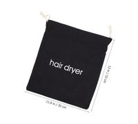 iplusmile 4Pcs Embroidered Canvas Drawstring Bags Hair Dryer Organizers Travel Storage Pouches Cotton Dustproof Carriers Multipurpose for Jewelry Sundries