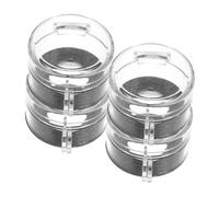 iplusmile 4pcs Emergency Stop Button Covers Clear Plastic Push Switch Guards Dustproof Industrial Safety Protectors Transparent Monitoring for Round Control Buttons