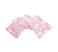 iplusmile 4pcs Guinea Pig Blanket Cage Liner Set Soft Wool Pet Sleeping Mat Warm Small Animal Bedding Pads Head s Size for Hamsters Hedgehogs Rats