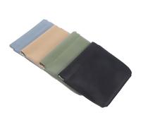 iplusmile 4pcs Makeup Bag Organizer Set with Automatic Drawstring Closure, Small Cosmetic Pouches for Women’s Lipstick Storage, Travel Toiletry Bags in Matcha Green, Apricot Yellow, Light
