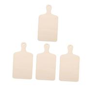 iplusmile 4Pcs Mini Wooden Cutting Boards for DIY Graffiti Childrens Handcraft Accessories Smooth Surface Safe for Bread Cheese Fruit Serving and Play