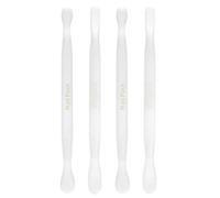 iplusmile 4pcs Nail Dead Skin Push Set Portable Cuticle Trimmer and Pusher for Home Use with Non-slip Plastic Handles Effective Dead Skin Remover