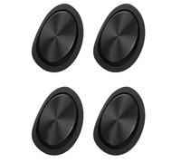 iplusmile 4pcs Passive Bass Speaker Plate Rubber Radiator Membrane with Wide Sound Diffusion and Energy-saving Design for Car Audio System and Subwoofer Suitable for Gaming and Lively