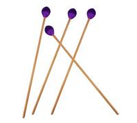 iplusmile 4pcs Professional Marimba Mallets with Hard Yarn Heads and Beech Handles for Intermediate Players Suitable for Xylophone and Glockenspiel Percussion Instruments