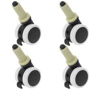 iplusmile 4pcs Replacement High Chair Wheels Plastic Swivel Caster Accessories with Easy Installation and Easy Turning for Baby Dining Chairs for Parents Seeking Random Color