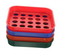 iplusmile 4pcs Reusable Plastic Coin Sorting Trays for Bankers Efficient Coin Counting and Sorting Tool for Multiple Denominations Cash Register Organizer