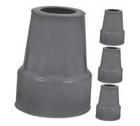 iplusmile 4pcs Rubber Cane Tip Replacements Non Slip Walking Stick Tips for Diameter Hiking Trekking Poles Durable Wear Resistant Extra Traction Accessories