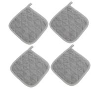 iplusmile 4pcs Square Heat Resistant Mats Kitchen Hot Pads for Oven Dish Protection Soft Cloth Table Mats Set for Dining and Cooking