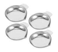 iplusmile 4pcs Stainless Steel Weighing Pan for Electronic Scale High Precision Carat Measurement Tray for Gemstones and Jewelry Metal Powder and Liquid Mixing Tray User Friendly Design for