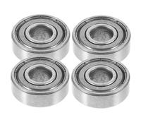 iplusmile 4pcs Steel Wheelchair Front Wheel Bearings 608zz Round Small Bearings Replacement for Manual Wheelchair and Walker Front Wheels