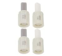 iplusmile 4pcs Toilet Seat Soft Close Damper Connectors with Buffer Hinges Toilet Lid Shock Absorbers Replacement Kit for Quiet Descent in Bathroom Accessories