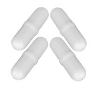 iplusmile 4pcs White Magnetic Stir Rod Replacement for Self Stirring Cup Laboratory Magnetic Stirrer Bar Pp Mixer Bar Suitable for Experiment and Stirring Accessories