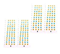 iplusmile 4sheets Ukulele Fretboard Note Stickers Beginner Practice Scale Decals Easy-remove Music Learning Aid for Fingerboard Guidance