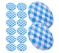 iplusmile 50 Pcs Jam Jar Lids Replacement Caps for Regular Mouth Jars, Leak-proof Storage Covers Made of Iron with Detachable Design and Easy to Clean, for Kitchen Supplies and Home Canning