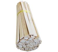 iplusmile 50pcs Bamboo Crafting Sticks 2x5x200mm DIY Architectural Model Materials Natural Wood Rods for Arts, Crafts, and Handmade Projects