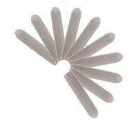 iplusmile 50pcs Dishwasher Rack Caps Gray Pearl Coating End Caps Dishwasher Prong Rack Repair Parts Protective Dustproof Covers for Repair Kit