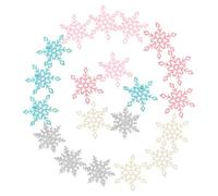iplusmile 50pcs DIY Glitter Patches for ’s Hairpin Crafts, Small Mixed Color Charm Embellishments, DIY Hair Accessory Material for Arts and Crafts Random Color