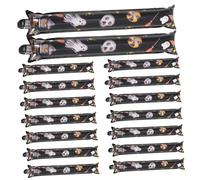 iplusmile 50Pcs Halloween Foil Balloon Sticks Fun and Playful Aluminium Film Balloons for Festive Party Decorations Safe and Halloween Party Supplies for Themed Events