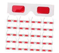 iplusmile 50pcs Red Movie Glasses for Party Favors Valentines Day Fun Visual Experience Eyewear for Concerts Home Cinema Events