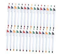 iplusmile 50PCS Retractable Ballpoint Pens for Smooth Writing Wear Resistant Tips Compact Design for Business Office School Teachers and Notetaking