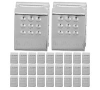 iplusmile 50pcs Silver Steel Aa Battery Spring Contact Terminal Plates with Precision Engineering and Wide Compatibility and Electronic Devices Replacement