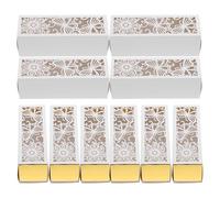 iplusmile 50pcs White Paper Butterfly Candy Present Boxes with Elegant Hollow Design, Sturdy and Reliable Packaging for Shower Treats and Special Events