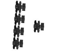 iplusmile 5pcs Ball Head Adapter Double Socket Arm Aluminum Alloy for Motorcycle Camera Mount Holder Rotation Handlebar Camera Mount