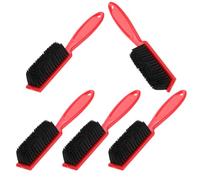 iplusmile 5pcs Beard Styling Brush Set with Long Handle, Red Mustache Grooming Comb for Men’s Beard Care and Shaving Essential, Detangling Hair Brush for Daily Use