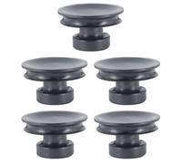iplusmile 5pcs Black Rubber Singing Bowl Handles for Meditation Singing Bowls Sturdy and Not Easy to Deform for Friends Who like Buddhism