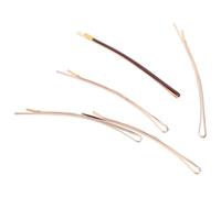 iplusmile 5pcs Brown Metal Duckbill Hair Clips for Women Flat Bobby Pins for Styling Bangs and Chignon Large Side Hair Barrettes and Makeup