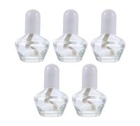 iplusmile 5pcs Glass Alcohol Burner Lamp 60ml Lab Equipment Caps Bunsen Burner for Home Lab