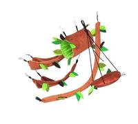 iplusmile 5pcs Hamster Swing Plush Toys Educational Hanging Toys Safe Ropeway for Dwarf Hamster