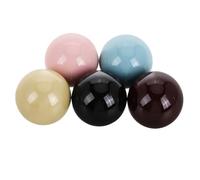 iplusmile 5pcs Perfume Ball Caps with Electroplated Spherical Spray Nozzles Refillable Spray Bottle Toppers Lightweight Durable Decorative Caps for Cologne Bottles for Parties and Office Use