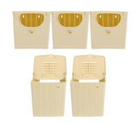 iplusmile 5pcs Plastic Bird Nest Breeding Boxes for Parrots and Love Birds with Break Resistance and Wear Resistance Suitable for Garden and Indoor Use