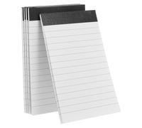 iplusmile 5pcs Ruled Legal Pads Micro Perforated Notepads with Thick Backing Portable Lined Writing Pads for Office Home School and Travel Note Taking