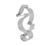 iplusmile 5PCS Seahorse Shape Stainless Steel Cookie Molds Non Stick Baking Cutters for Home Kitchen Cake Decorating Fruit
