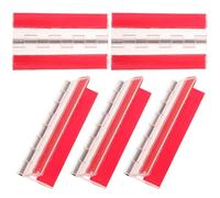iplusmile 5Pcs Self-Adhesive Acrylic Table Hinges 75X45Mm with Steel Pin, Heavy Duty Plastic Cabinet Hinges for DIY Furniture, Aquarium Lid, and Craft Use