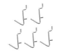 iplusmile 5pcs Shape Pegboard Hooks Heavy Duty Display Shelf Rack Organizer for Garage Kitchen Workbench Storage