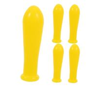 iplusmile 5pcs Silicone Dropper Caps for Graduated Pipettes Black Pipette Tips Accessories Material to Accuracy for Laboratory and Experiment Design Use Random Color