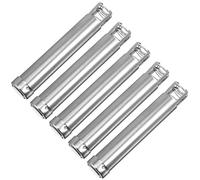 iplusmile 5pcs Stainless Steel Moxa Stick Holder Cone Holder for Moxibustion Therapy with Easy to Carry and Easy to Storage Features, Portable Health Care Accessory for Alternative Medicine