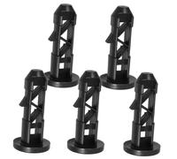 iplusmile 5pcs Trash Can Safety Buckle for Outdoor Wheelie Bin Reusable Plastic Hinged Cover Pins for Secure Lid Connection Easy to Install Trashcan Accessories
