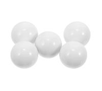 iplusmile 5pcs White 14mm Roulette Wheel Beads Replacement Set for 12-16 Inch Diameter Roulette Wheels Russian Style Game Beads for Accessories and Home Equipment