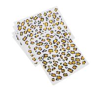 iplusmile 6 Sheets Portable Leopard Pattern Films Delicate Transfer Sheets Decorative Transfer Films for Party Accessory Convenient for Body Decor