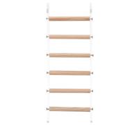 iplusmile 6-Tier Bird Ladder Perch for Cage, Multi-Level Parakeet and Hamster Climbing, Sturdy Pet Rope Ladder for Indoor Birds and Small Pets