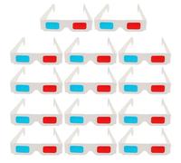 iplusmile 60pcs Paper Anaglyph 3d Glasses Red Blue for Spectacular Visual Experience, Disposable Cinema Glasses Suitable for Ages Movie Viewing