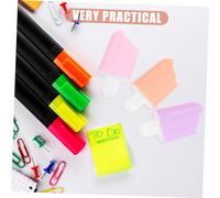 iplusmile 6pcs Cartoon Ice Cream Highlighter Pens Adorable Mini Colored Markers for Students Teachers Office Use Smooth Writing Portable Graffiti Highlights